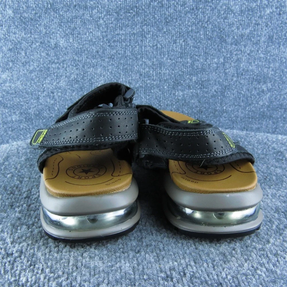 Thera Men‎ Sport Sandals Size 9 Medium Black Synthetic Hook & Loop